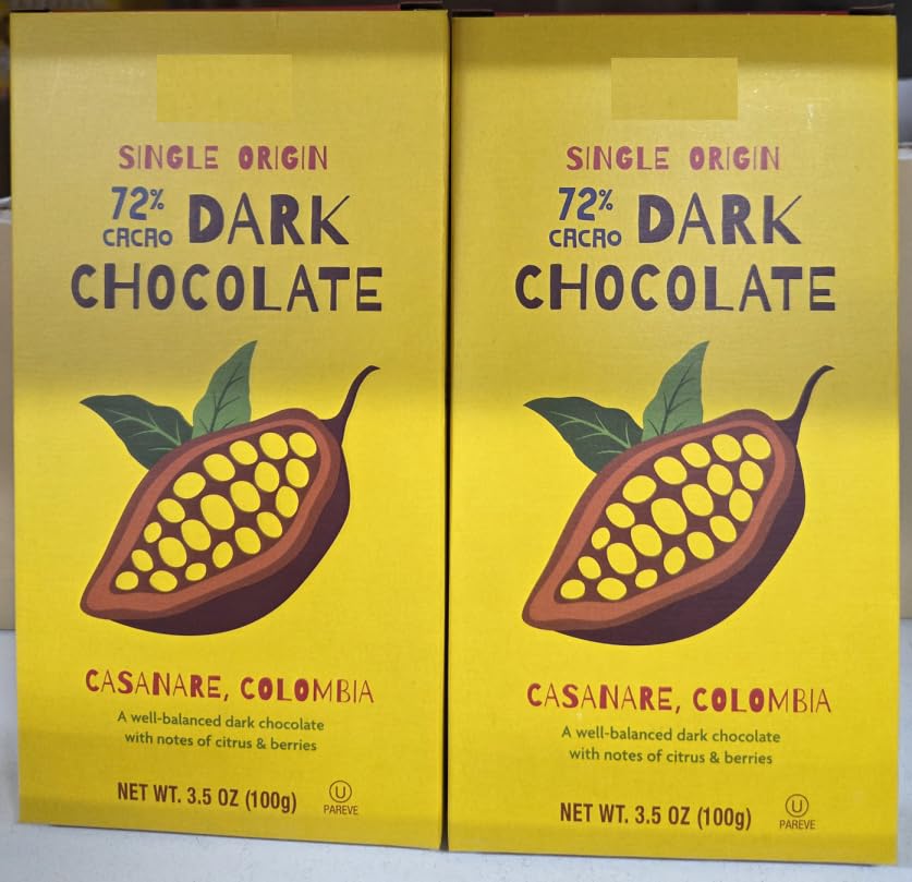 Amazon.com : Trader Joe Single Origin 72% Cacao Dark Chocolate