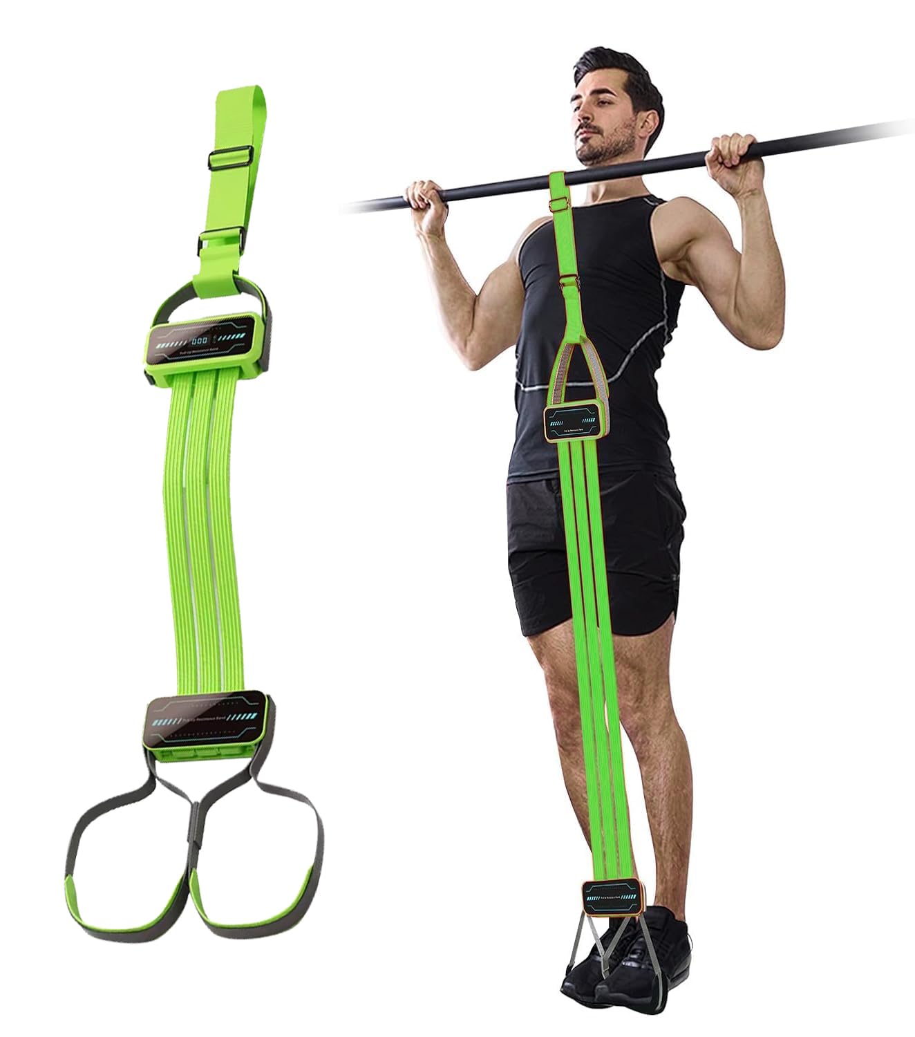 See full amazon price history chart for Kaunopilis Pull Up Assistance Bands, Heavy-Duty Adjustable Resistance with Fabric Feet/Knee Rest for Pull Ups System Home Gym Strength Training, Up to 360 lbs Assistance (Pull UP Band) Kaunopilis Pull Up Assistance Bands, Heavy-Duty Adjustable Resistance with Fabric Feet/Knee Rest for Pull Ups System Home Gym Strength Training, Up to 360 lbs Assistance (Pull UP Band) (B0DDCWTLYG) Amazon Price History, Amazon Price Tracker