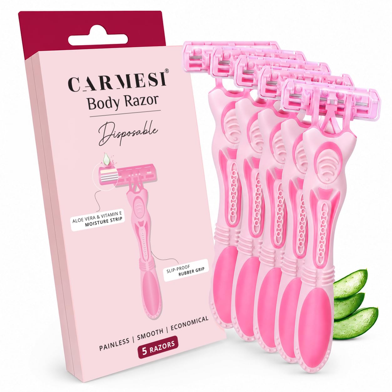 ★⭐︎RAZORRAZORさま専用ページ⭐︎★ Amazon.com: Carmesi Disposable Body Razor for Women – Pack of 5
