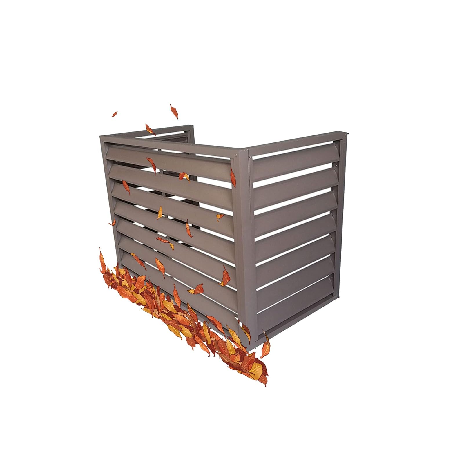 Housse de protection en aluminium pour climatiseur extérieur – Excellence et design 100 cm