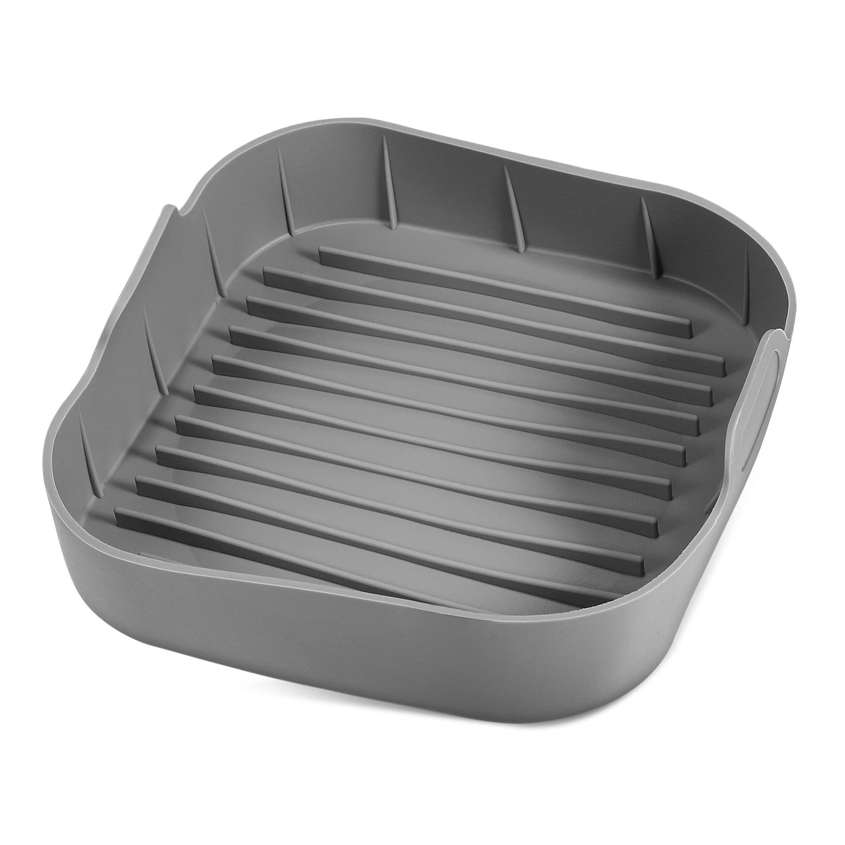 GALPADA Teglia Quadrata in Silicone Alimentare per Friggitrice ad Riutilizzabile Resistente al Calore Facile da per Cottura Arrosti e