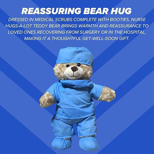 Miniatura 4 de ZZZ Bears, regalo para niños y adultos en el hospital, estudiantes de enfermería y héroes de la salud, oso para recuperación de cirugía