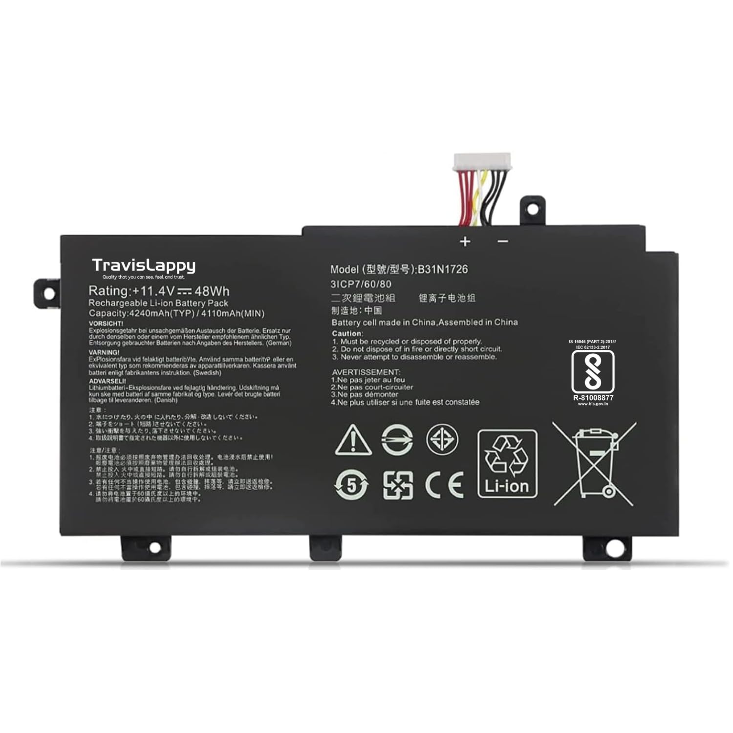 See full amazon price history chart for TravisLappy 3 Cell Laptop Battery for Asus FX80 FX86 TUF FX504 FX504GE FX504GM FX505GD FX505 FX505DT FX505DY TravisLappy 3 Cell Laptop Battery for Asus FX80 FX86 TUF FX504 FX504GE FX504GM FX505GD FX505 FX505DT FX505DY (B0CVB31LQC) Amazon Price History, Amazon Price Tracker