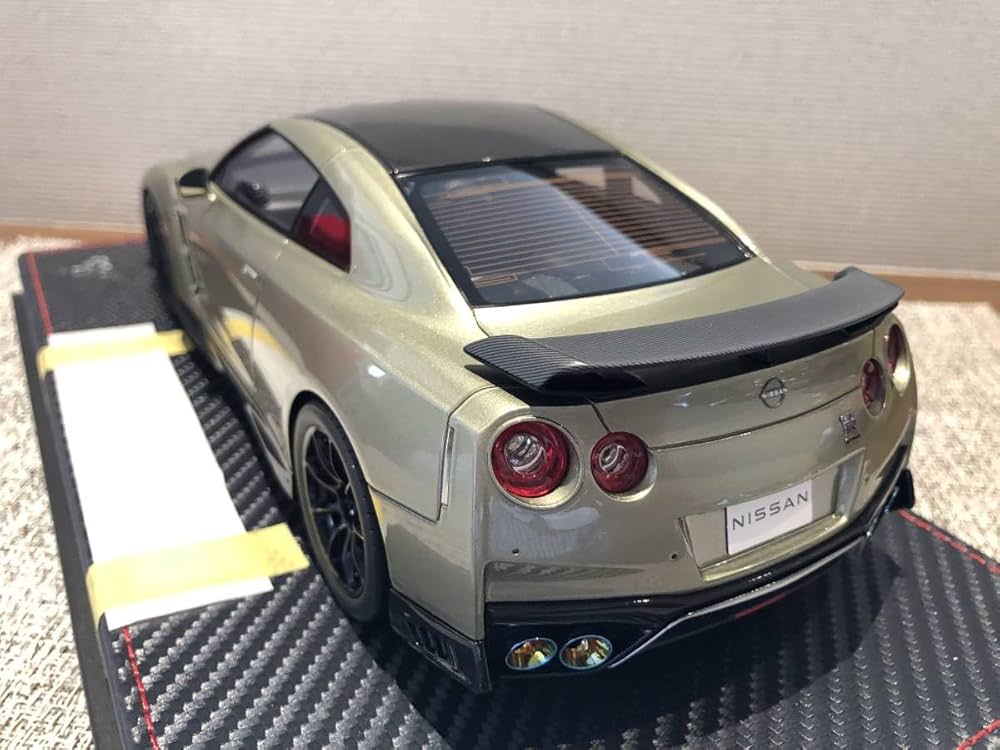 axellworks アイドロンmake u p gtr R35 アイドロン EML087 1/18 マインズ GT-R (R35) 2021 パール