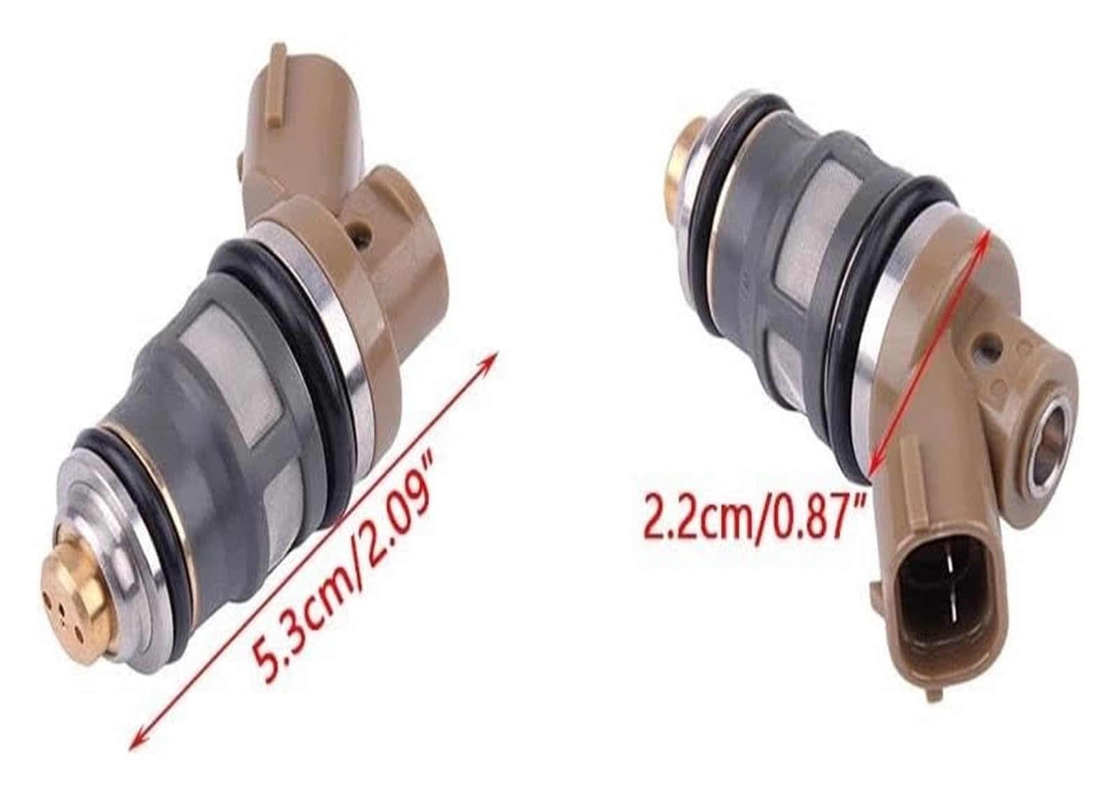 Para Toyota Para Corolla Para Camry Turbo Para Levin 4AGE Boquillas De Inyección Gasolina Para Automóvil 2 Pines 23209-16140 23250-16140 Inyector Combustible Coche