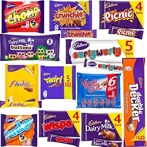 Cadbury Chocolate Gift Box - Bulk Chocolate Bars and Bags of Cadbury Chocolate Favourites (60 Bars) Cover