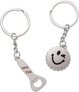 カップル キーホルダー I love you メンズ レディース バッグチャーム 可愛い カラビナ キーリング バレンタイン・デー プレゼント