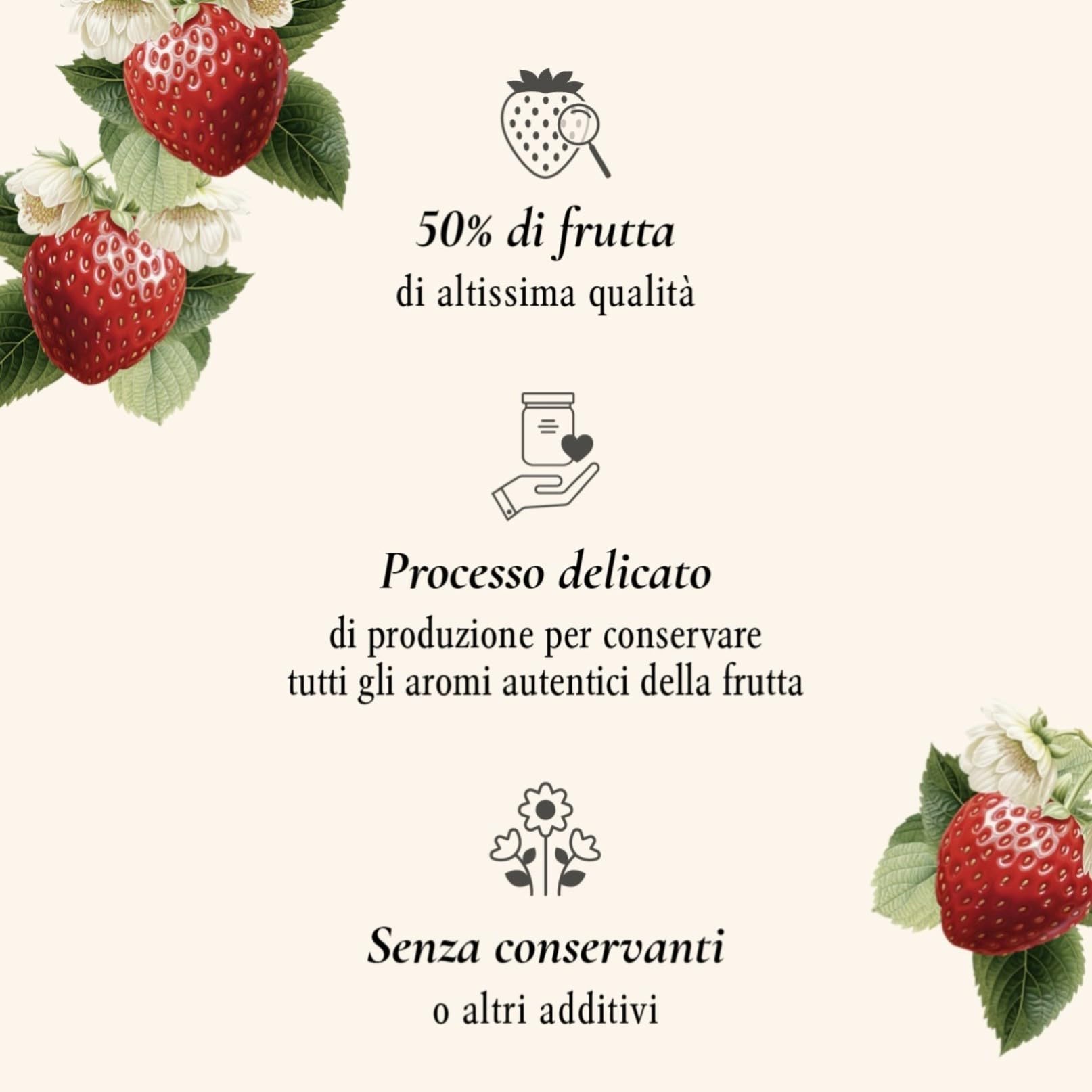 Darbo, Confetture Extra di Fragole, Marmellata con Frutta di Alta Qualità, Ideale per la Colazione, Senza Conservanti e Senza Glutine, Formato Convenienza, Confezione da 6 Vasetti da 450 g