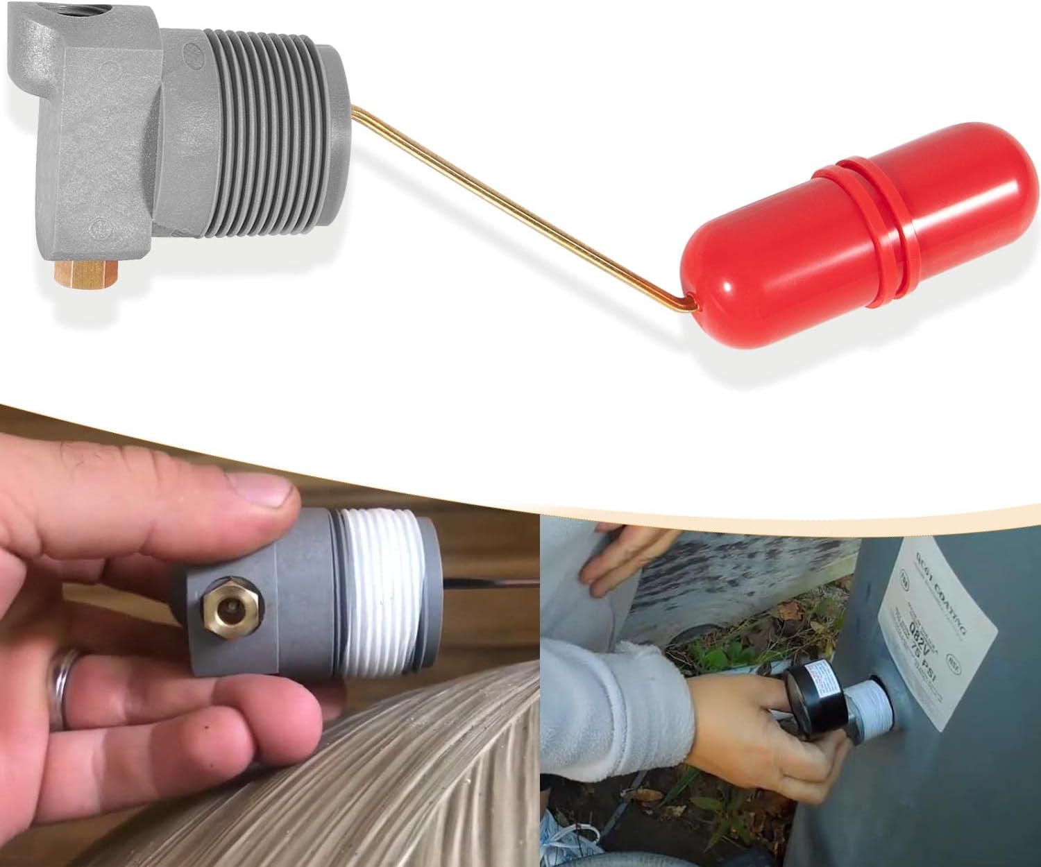 Replacement for F93B-1C Air Volume Control for Deep Wells and Water Tank System, for tank at least 9" diameter, with 1/4" Tap