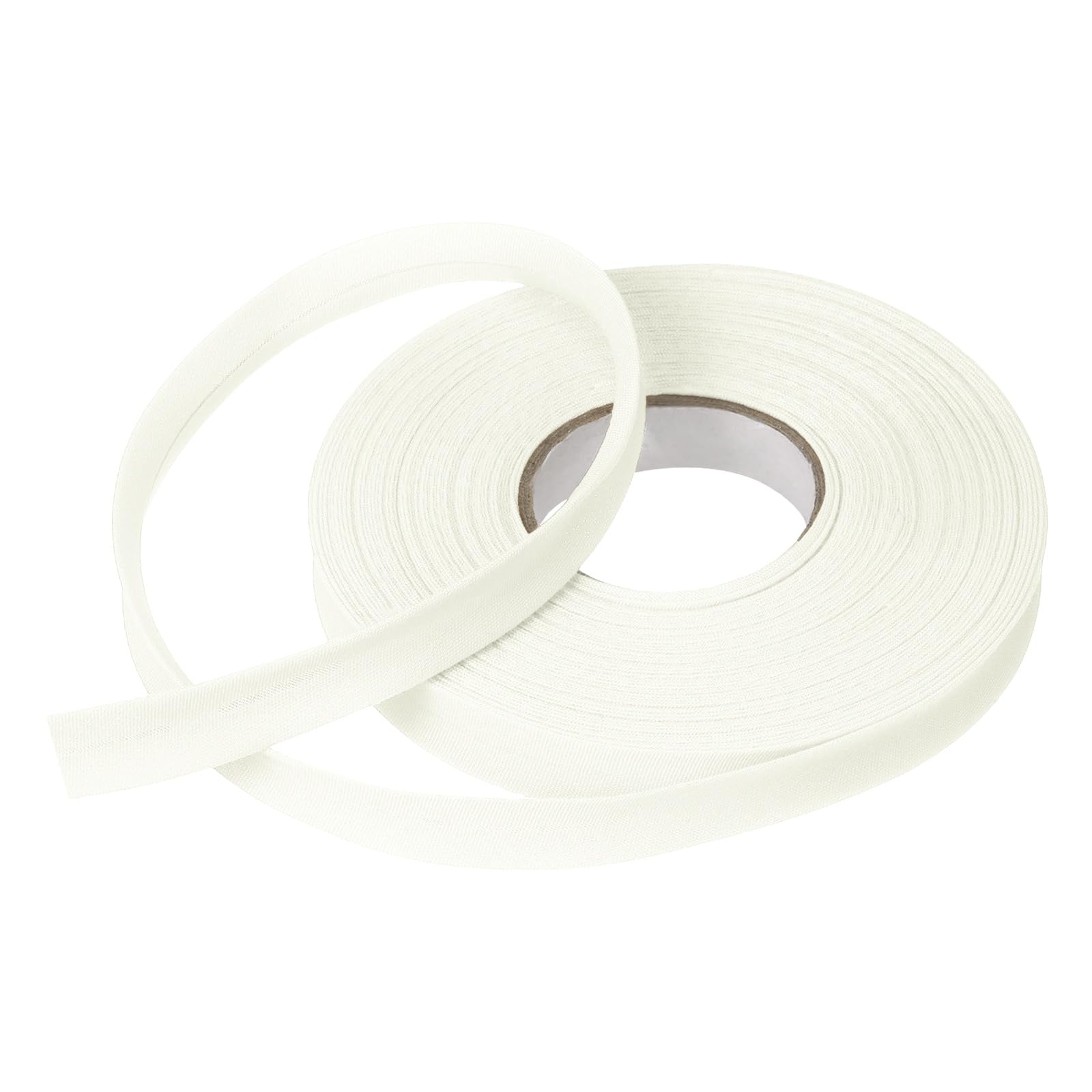 sourcing map 1/2 Inch Single Fold Bias Tape Polyester Continuous Bulk Bias Tape for Sewing,Seaming Quilting Hemming Binding Crafts (Beige 15 Yards)