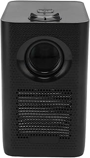 Portable Projector, HD 1080P 2.4G WiFi Smart Projector for Laptop Phone, 2GB RAM 8GB ROM Smart Movie Projector for Home Theater, Supporting 4K Decoding (Black)