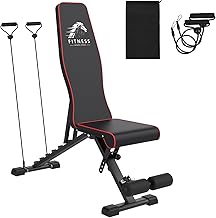 Dskeuzeew Panca Palestra Pieghevole- Panca da allenamento regolabile per tutto il corpo, stabile, chiusura veloce, per allenare la forza, sit up, bench