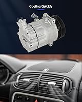 Vista 116 de ECCPP Compresor de CA 1997-2003 apto para Mitsubishi Montero Sport 3.0L 1999-2004 para Mitsubishi Montero Sport 3.5L Compresor de aire acondicionado