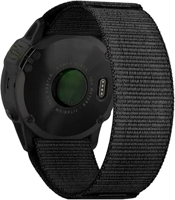 LDFAS Fenix 7/6/5 Plus Band, 22mm Ultra Easy Fit Nylon Straps Compatible for Garmin