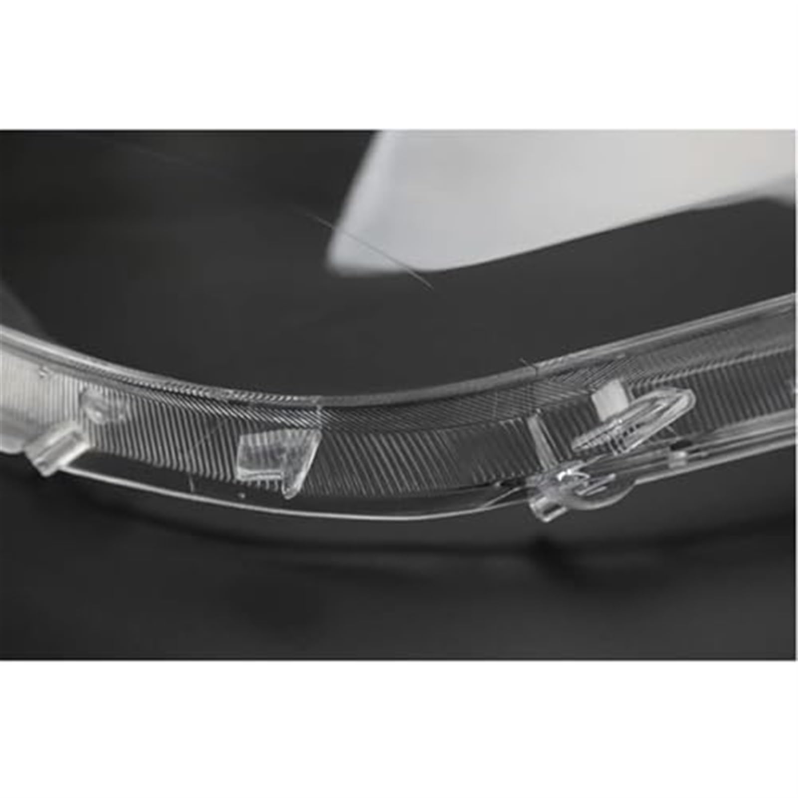 dla Volkswagena, dla Touarega, 2011-2014 Auto Przednia Osłona Reflektora Szkło Przezroczyste Klosz Klosz Lampy Samochodowej Reflektor Światła Osłona soczewki reflektora(BLACK Left)