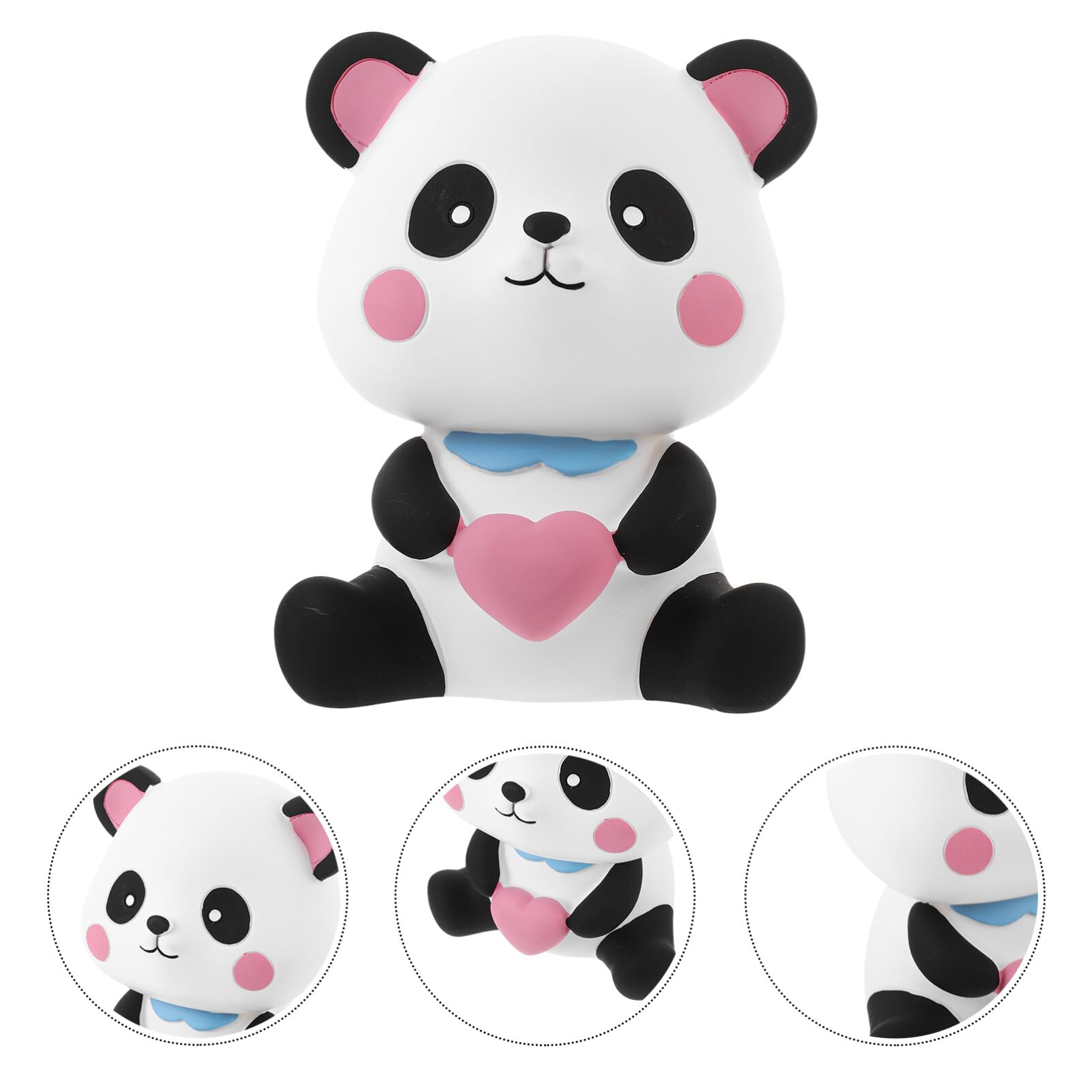 Zerodeko Bonita Alcancia de Panda, Inastillable, Hucha de Panda, Hucha de Animales, para Niños y Niñas, Decoración del Hogar