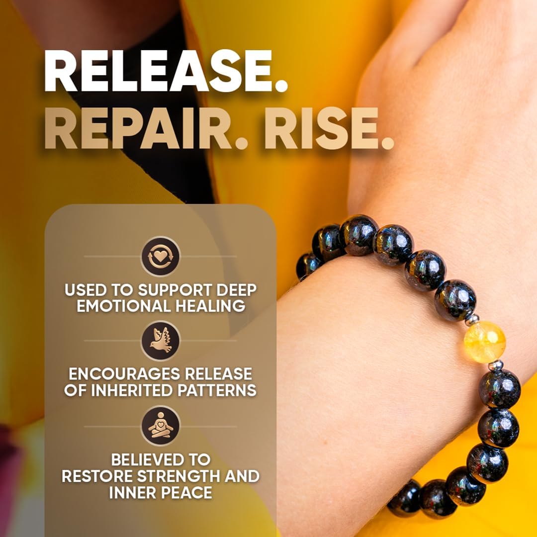 Conscious Items Healing & Calm Natural Stone Bracelets for Women & Men, Healing Crystal Bracelet for Stress, Inner Peace & Emotional Balance - Image 2