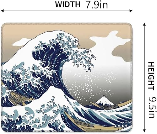 Miniatura 6 de Alfombrilla de mouse, bonita alfombrilla de mouse con hojas de hierba verde, alfombrilla cuadrada impermeable, base de goma antideslizante para