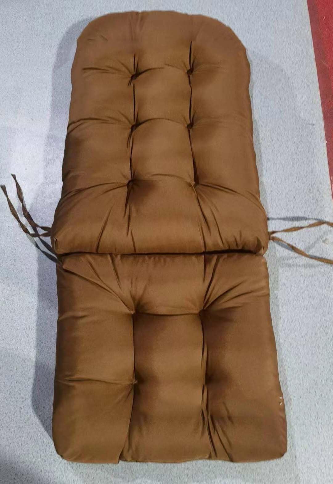 uyeoco Cuscini per sedie da giardino con schienale alto 110x50,Cuscini per sedie a dondolo,Cuscini per sedie in vimini in un unico pezzo con lacci Cuscino per sedie per interni all'aperto(4#)