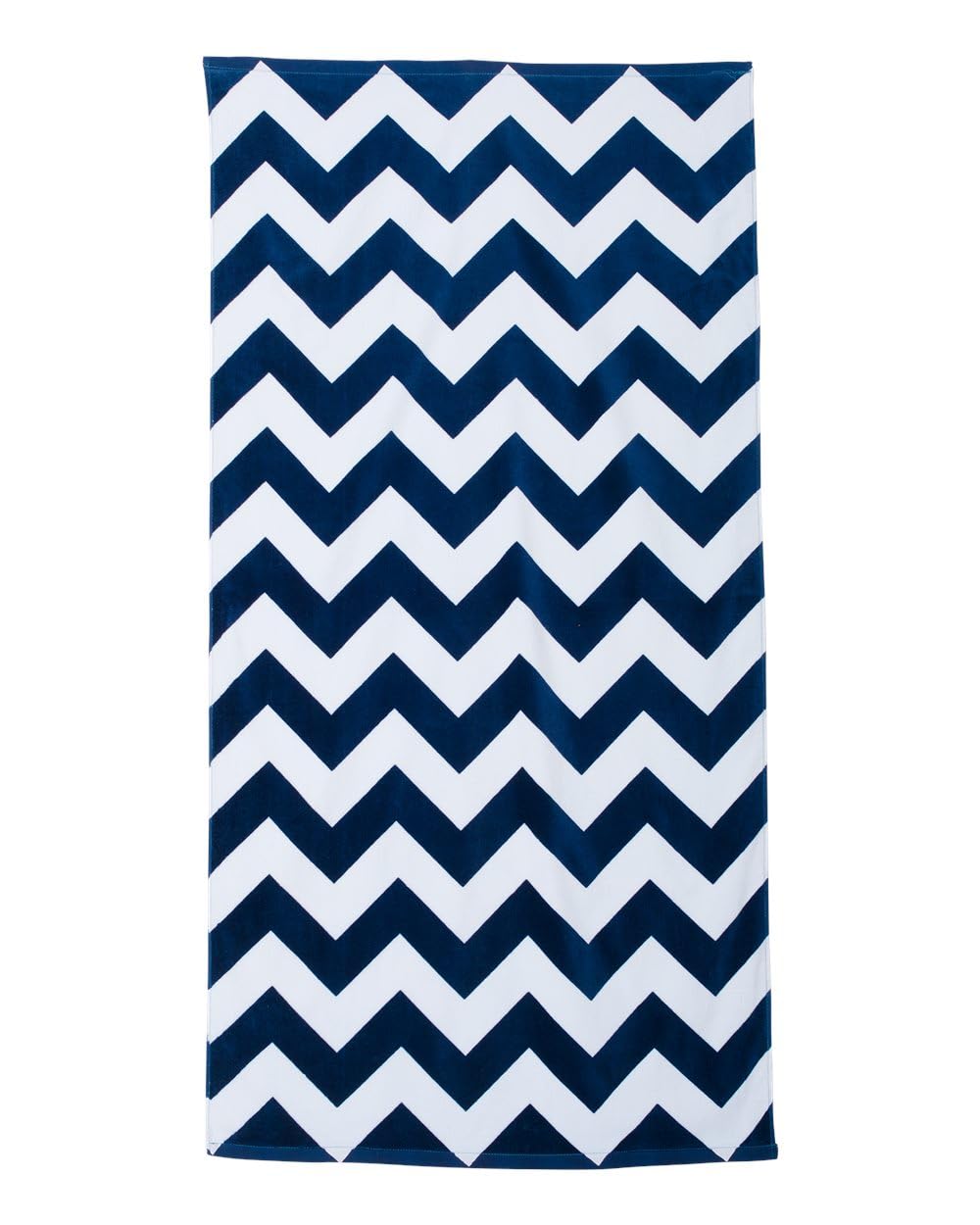 C3060X - Chevron Velour Beach Towel