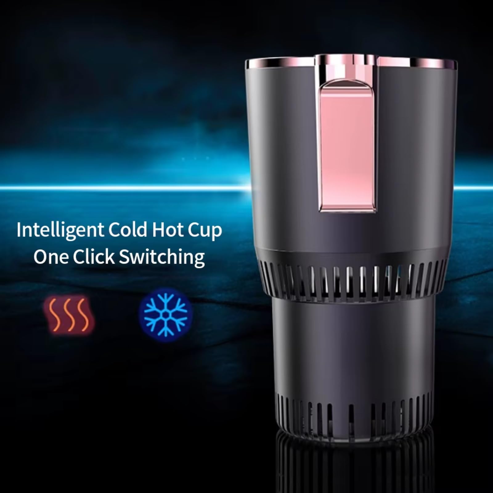 Auto Innenraum Zubehör Per Smart Car 2-in-1 Tazza Calda E Fredda Portabevande Home Veloce Refrigerazione Raffreddamento Schermo Riscaldante Tazza Per Bevande