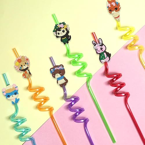 Miniatura 9 de 24 popotes para beber Monster Truck  Reutilizables, translúcidas y divertidas decoraciones de fiesta para niños y adultos  para recuerdos de fiesta