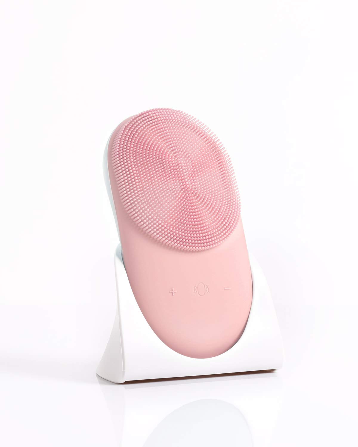 Facial Cleansing Brush, Electric Silicone Face Brush, Sonic Face Scrubber Heated Waterproof USB Rechargeable Face Wash Brush for Gentle Exfoliating, Deep Scrubbing, Massaging and Blackhead Removing: Beauty