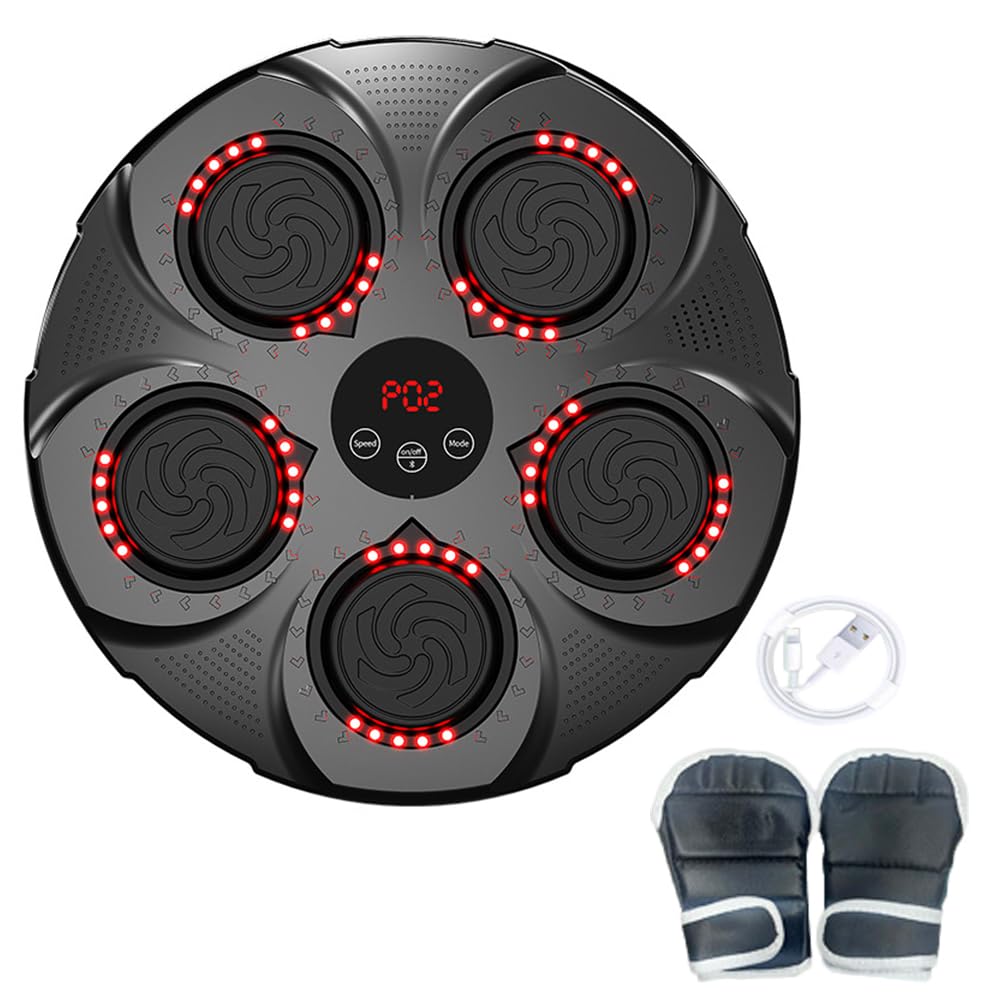 Music Boxing Machine, Musica elettronica Boxing Machine, Musica elettronica da parete Attrezzatura per l'allenamento, Divertimento elettronico intelligente Bluetooth montato a parete Boxing Tr