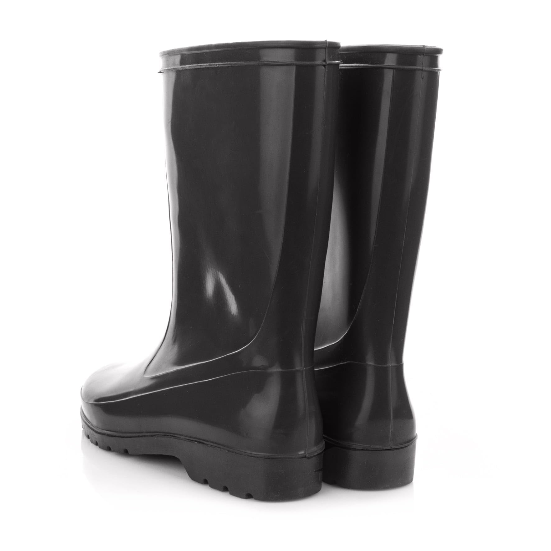 Lemigo Bottes de Pluie Imperméables Pour Femme Chaussures de Jardin Vert Noir IGA 36-42 EU