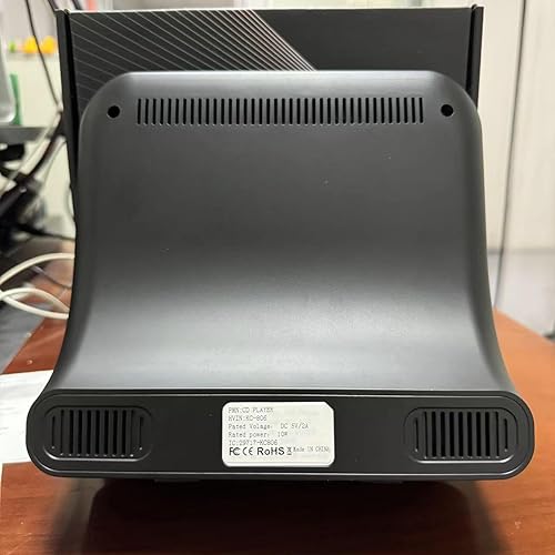 Miniatura 7 de Reproductor de CD portátil con Bluetooth, reproductor de CD de escritorio con altavoces duales, reproductor de CD de radio con puerto AUX USB,