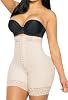 YIANNA Tummy Control Shapewear for Women Strapless Body Shaper Shorts Butt Lifter Fajas Colombianas Zipper Crotch