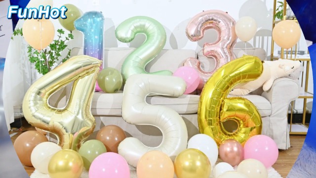 ha ★新品★LE’RURE Gradation baloon hem Sempertex Link-O-Loon Balloons 25ct