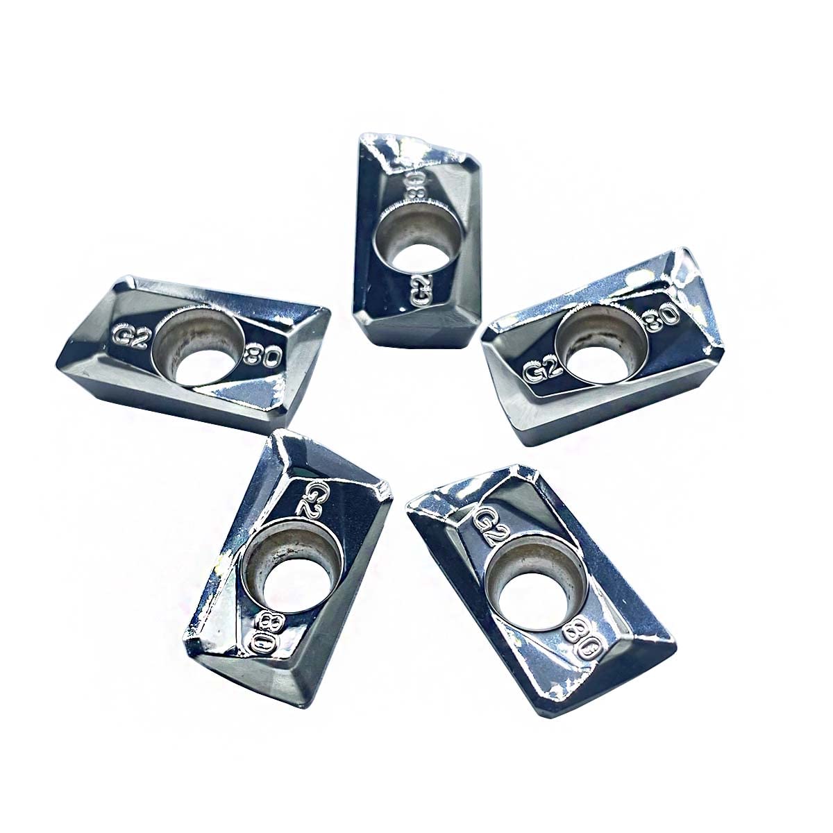 GBJ- 10pcs APGT1135PDFR -G2 Aluminum Alloy Inserts for Polishing for Finishing Process Suitable for BAP400R Aluminum Face Mill Holder (APGT1135PDFR-G2 N01)