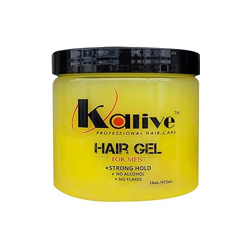 Kalive2style - Gel de pelo para hombre de 16 onzas resistente para el cabello gel para hombres con brillo ligero y fragancia refrescante no se Kalive2style - Gel de pelo para hombre de 16 onzas resistente para el cabello gel para hombres con brillo ligero y fragancia refrescante no se