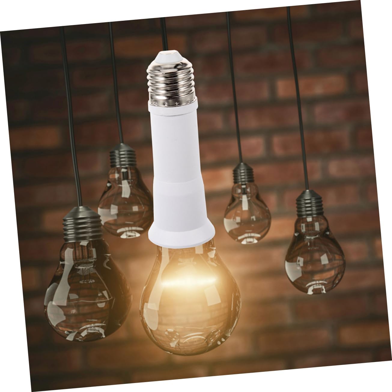 Cabilock 16pcs Light Bulb Socket Adapter for Versatile Lighting Applications Convenient Lamp Socket Extension for Home and Commercial Use