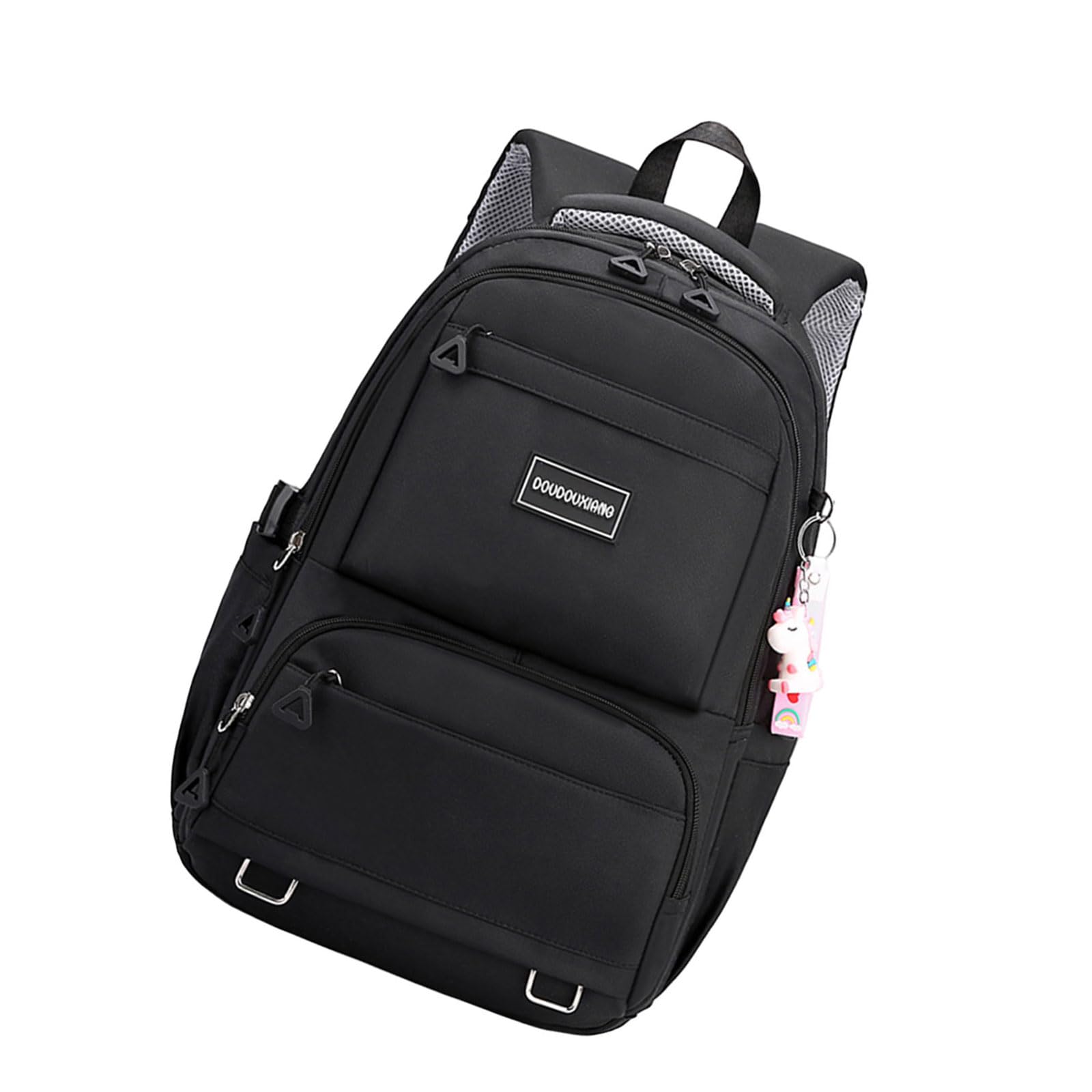 antianzhizhuang School Daypack,Stylish Nylon School Backpack For Teen Girls Large Capacity Laptop Bag Daypack Comfortable Strap Multiple Pockets