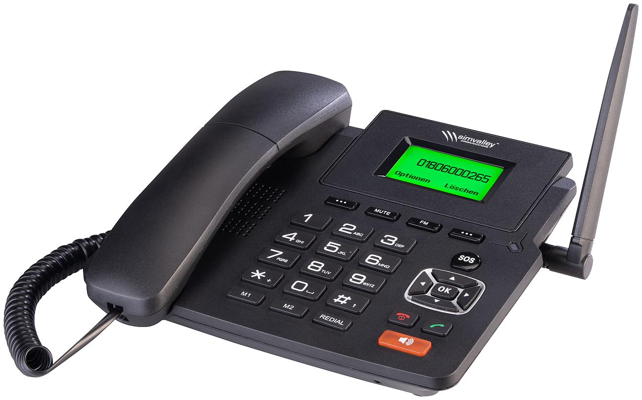 Communications 4G Telefon: 4G-Tischtelefon, Hotspot-Funktion, WLAN, Akku, ohne Vertrag & SIM-Lock (LTE Tischtelefon, Funktelefon, Festnetztelefon)