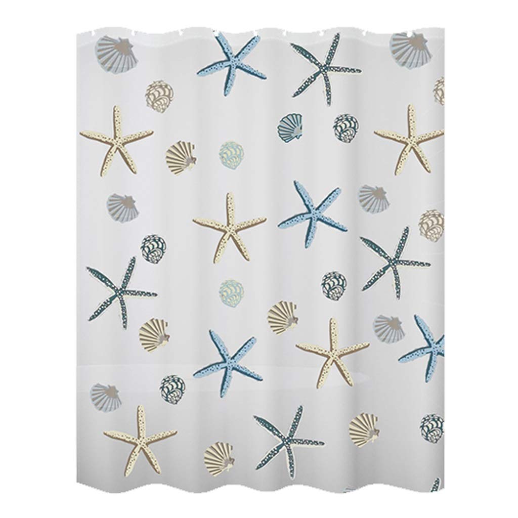 Rideau de douche anti-moisissure blanc 200x220cm pour éviter les fuites d'eau au sol
