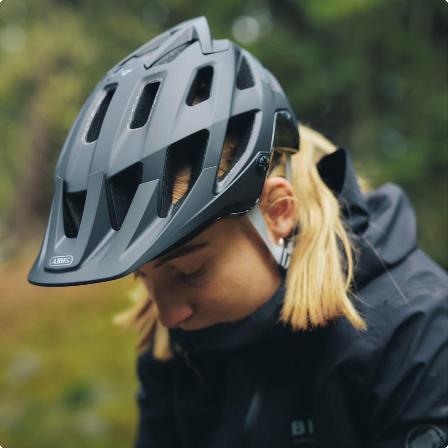 ABUS MTB-Helm Moventor 2.0 MIPS, Casco de Bicicleta Negro, Talla L
