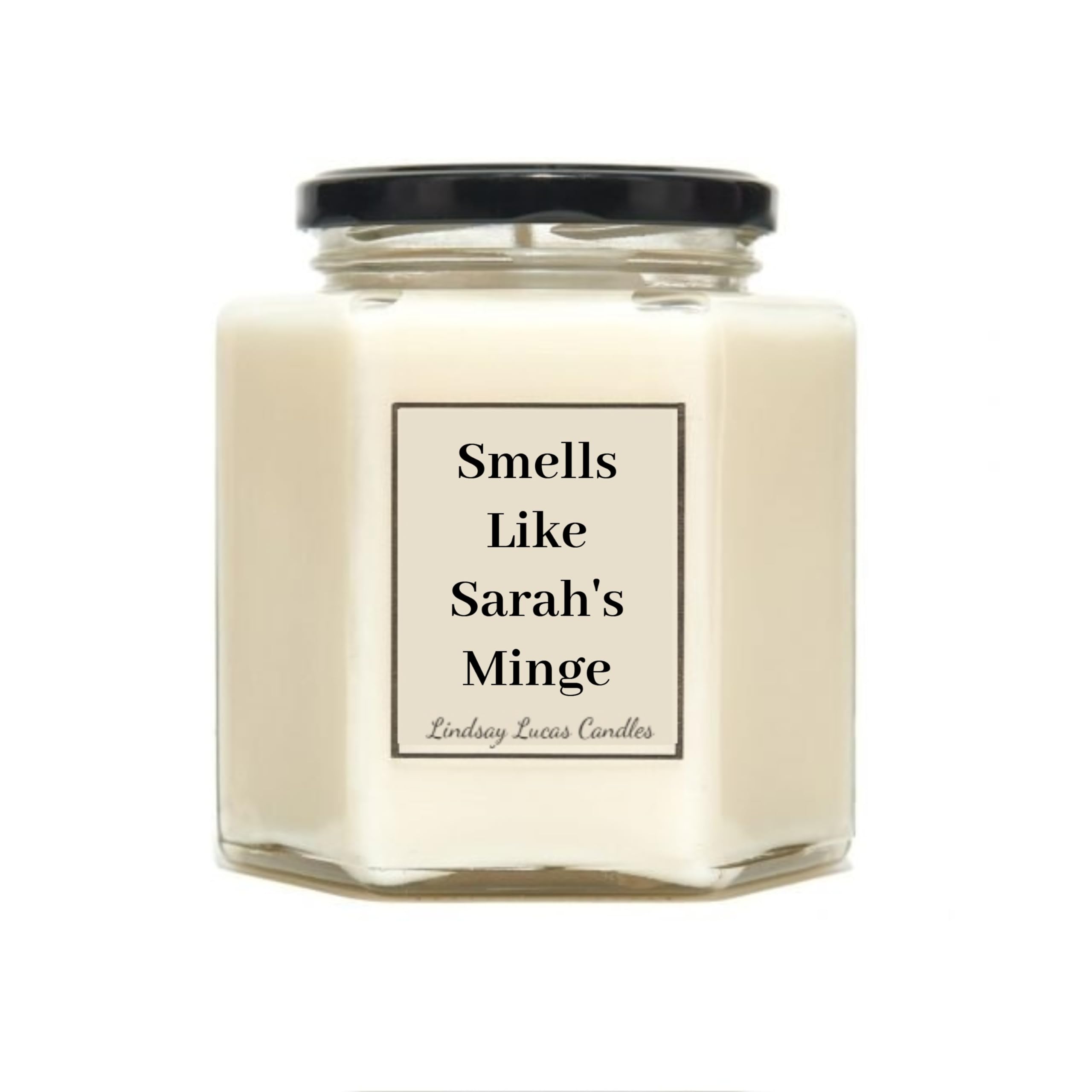 Funny Minge Scented Candle - Vagina Candle - Strong Scented Hand made with soy wax Fully personalisable Custom (Festive, Large 25oz)