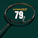 Li-Ning G-Force X5 Carbon Fibre Badminton Racket with Free Full Cover(79 Grams, 28 Lbs) (Black/Teal/Gold) gallery image
