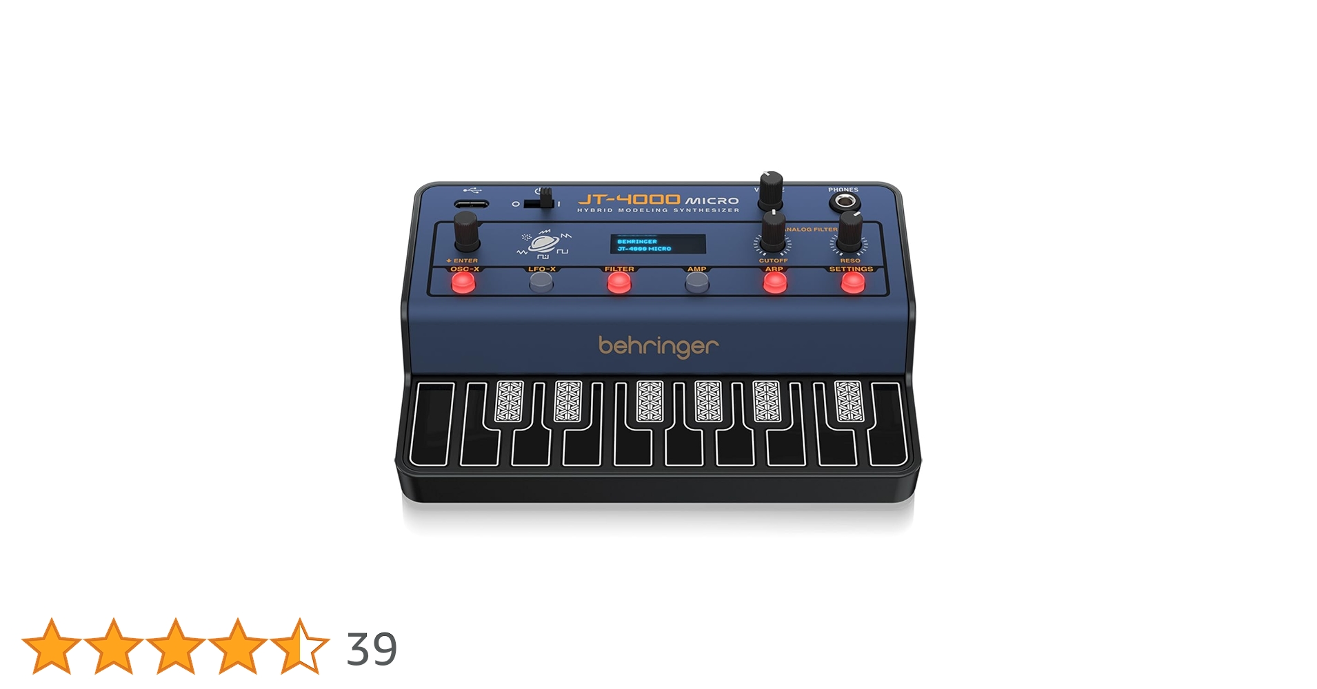 鍵盤楽器 behringer JT-4000 MICRO Behringer ” JT-4000 Micro ” | 超ポータブルな4ボイス