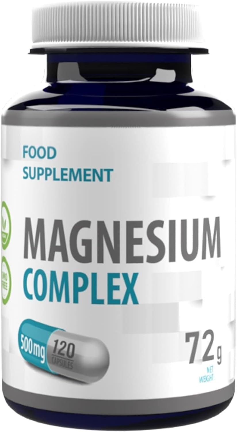 Hepatica Magnesium Complex per Serving 2000mg | L-Threonate, Bisglycinate & Taurate | 120 Vegan Capsules | High Strength Magnesium Supplement | No Fillers or Bulkers