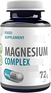 Hepatica Magnesium Complex per Serving 2000mg | L-Threonate, Bisglycinate & Taurate | 120 Vegan Capsules | High Strength Magnesium Supplement | No Fillers or Bulkers