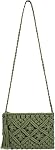 Women Crochet Shoulder Bag Handmade Woven Beach Crossbody Handbag Satchel Purse with Tassel for Summer