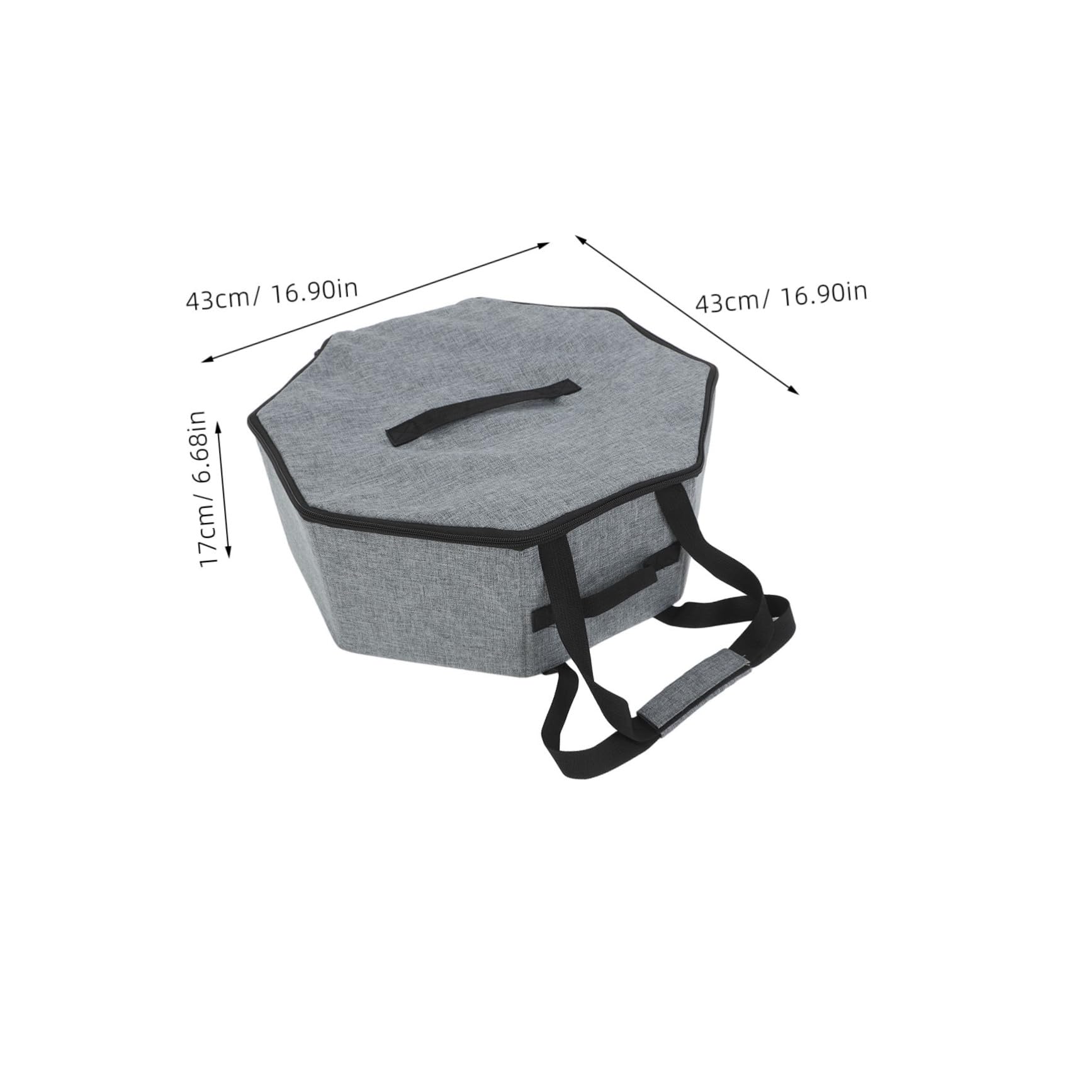 SOLUSTRE Hat Storage Box Large Grey Organizer for Travel Stackable Design for Efficient Closet Storage Protective Features for Hats and Accessories