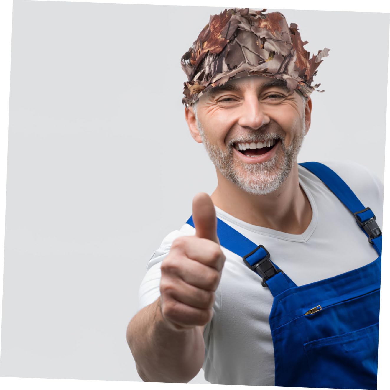 Beaupretty Chapeau de Camouflage Décoration de Casquette Ajustable et Portable pour Chasse pour Hommes
