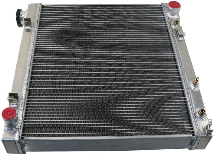 3 Row Aluminum Radiator For 2005-2012 Dodge Dakota & 2006-2009 Mitsubishi Raider 2011 Ram 3.7L V6/4.7L V8 GAS FLEX, 3 Row radiator