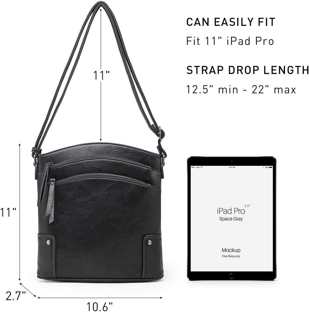 VONMAY Crossbody Bags for Women Purses Handbags Multi Pockets Shoulder Bag with Adjustable Strap | multi pocket purse, zipper compartment, travel crossbody bag, lightweight purse, everyday handbag, Stylish & Functional