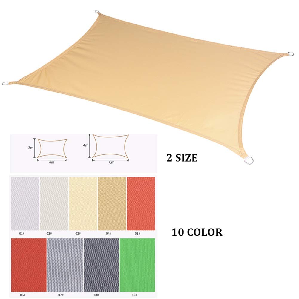Amazon Co Jp Uvカット シェード セイル シェード セイル 日除けシェード セイル 日よけ シェード 庭 テラス バルコニー用 イチオリシェード Uvカットアンチuvサンスクリーンオーニングキャノピー 屋外の庭のテラスの庭党のため 160g M 10色 Color 5 Size